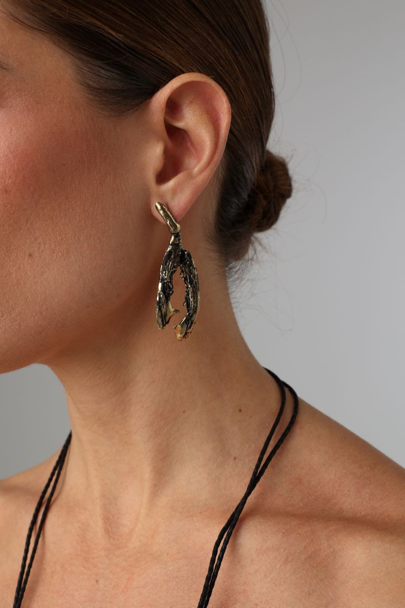 Claw Earrings Handmade | Kalliope Jewelry