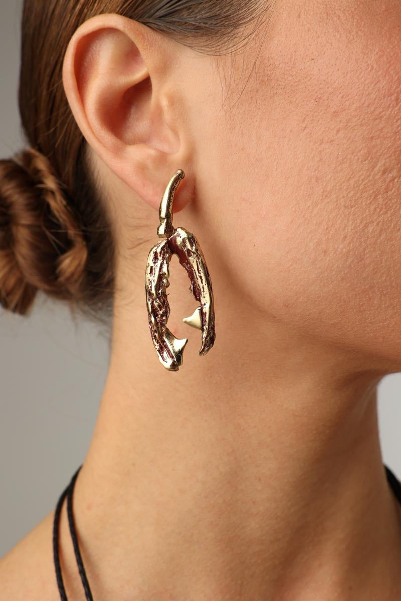Claw Earrings Handmade | Kalliope Jewelry