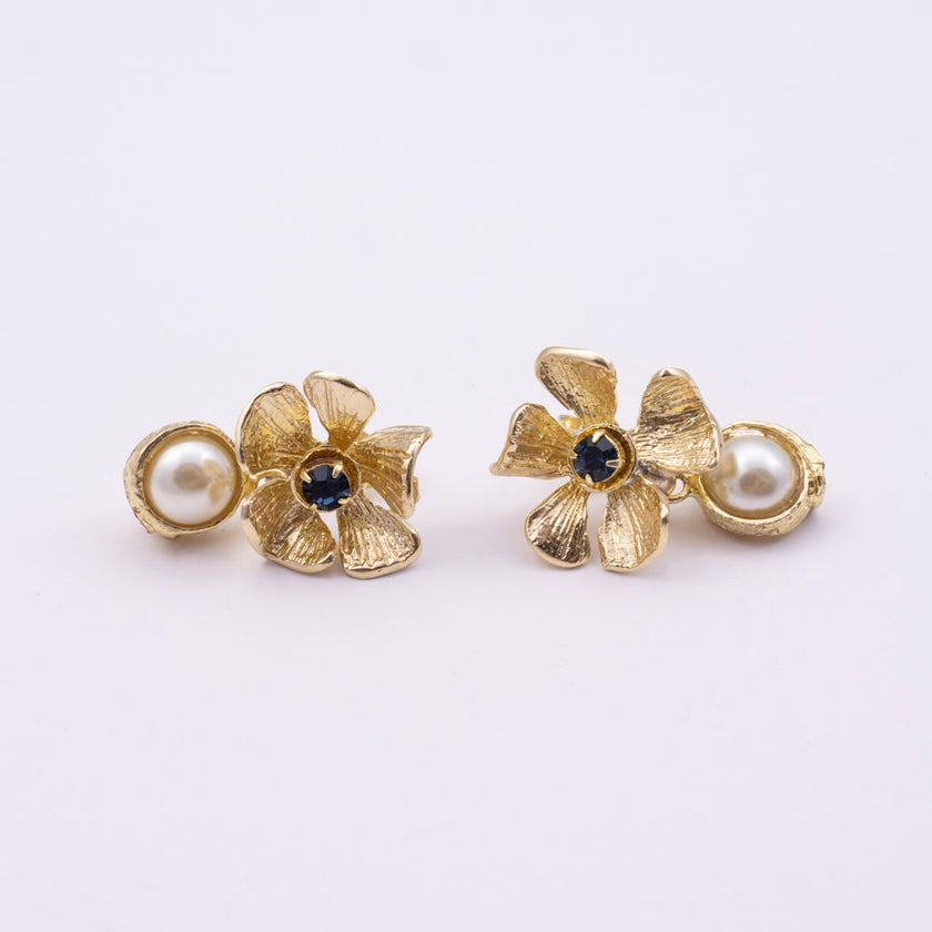 Pearl Posy Earrings Handmade | Kalliope Jewelry