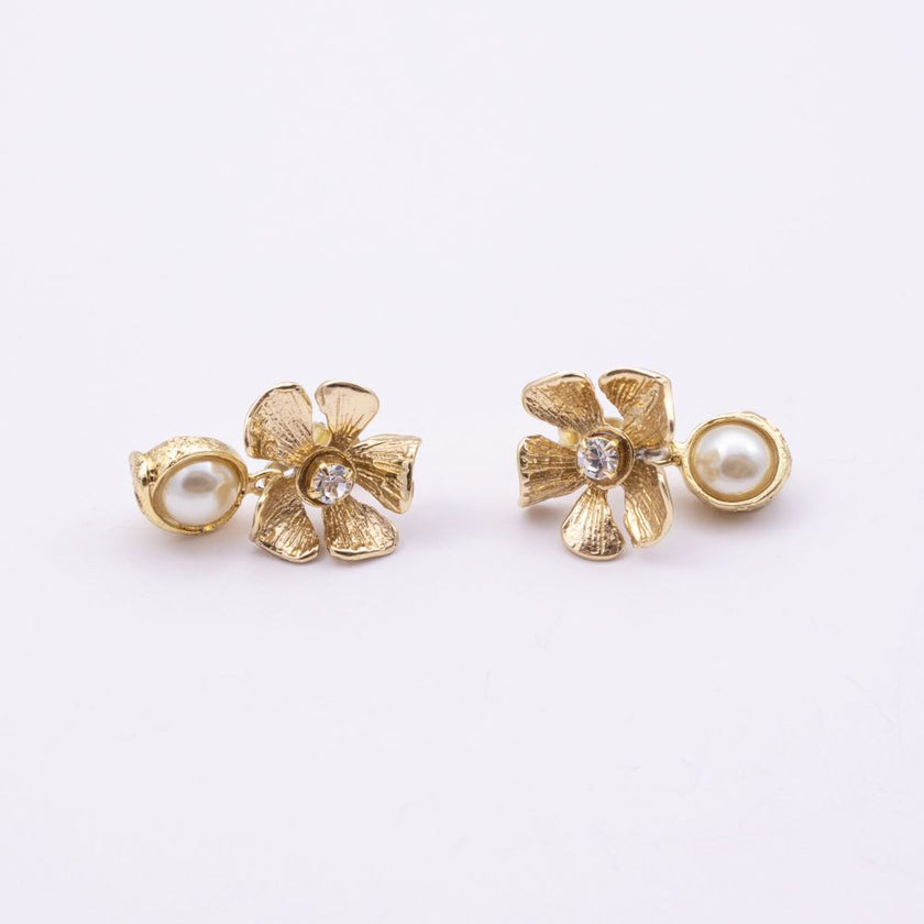 Pearl Posy Earrings Handmade | Kalliope Jewelry