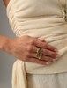 Claw Ring — handmade brass statement ring with textured finish, unique designer jewelry
