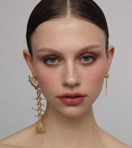 Ruanda Asymmetric Earrings