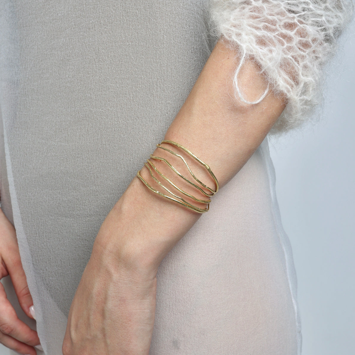 Simple Twig Bracelet Handmade | Kalliope Jewelry