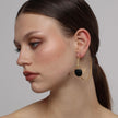Stonekiss Hoop Earrings
