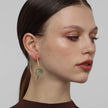 Stonekiss Hoop Earrings