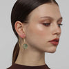 Stonekiss Hoop Earrings