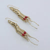 Shrimp Earrings Handmade | Kalliope Jewelry