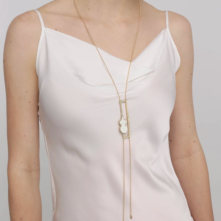 Silhouette Long Necklace
