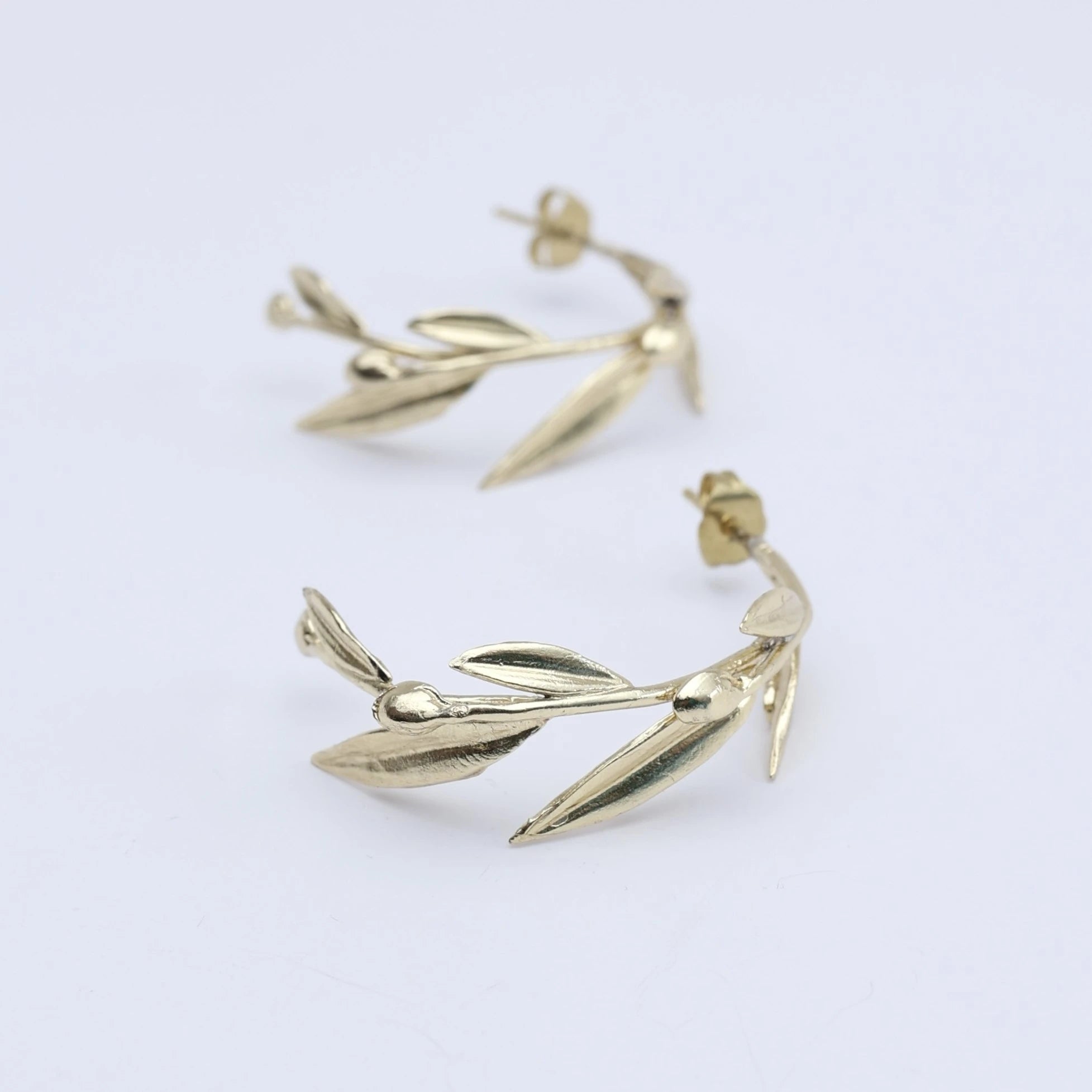 Olive Wreath Hoops
