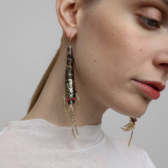 Shrimp Earrings