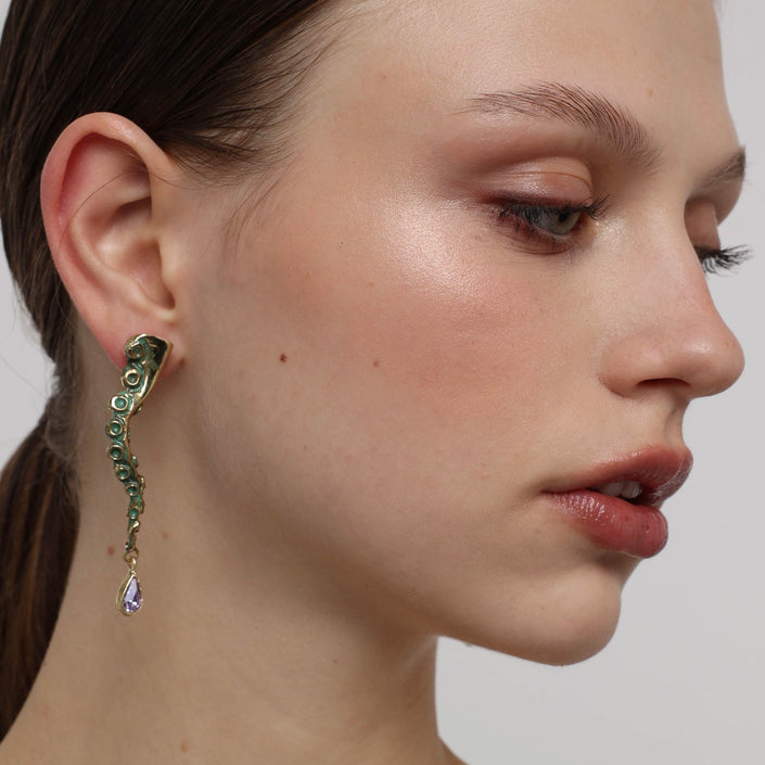 Single Tentacler Earrings