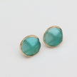 Stonekiss Button Earrings
