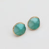 Stonekiss Button Earrings